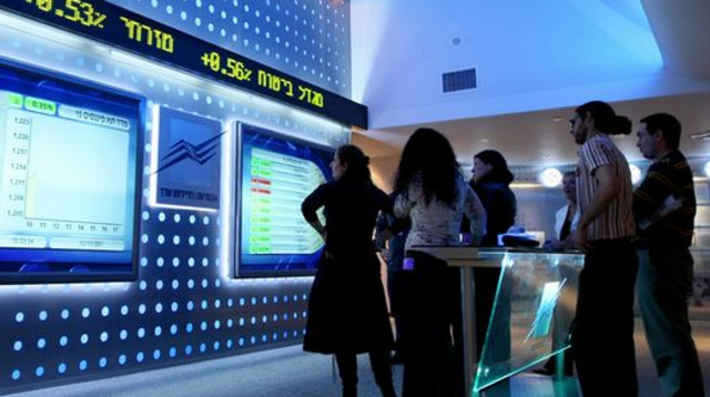 בורסת תל אביב (צילום: פלאש 90)