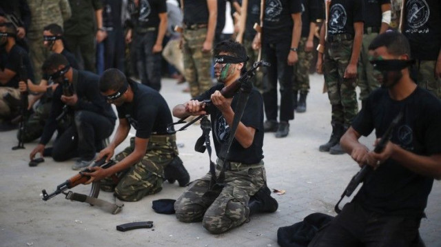 פעילי חמאס (צילום: רויטרס)