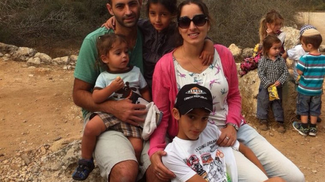 דוד כהן עם משפחתו (צילום: באדיבות המשפחה)