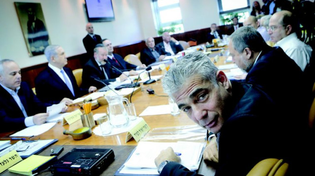 ישיבת הממשלה (צילום: אלכס קולומויסקי, פלאש 90)