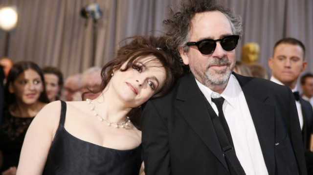 טים ברטון והלנה בונהם קרטר (צילום: רויטרס)