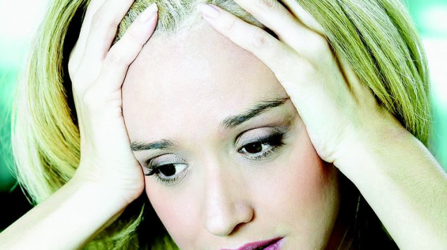 אשה בלחץ נפשי, אילוסטרציה  (צילום: אינגאימג)