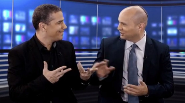 ינון מגל ונפתלי בנט (צילום: יוטיוב)