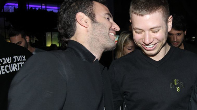 יאיר נתניהו במועדון (צילום: רפי דלויה)