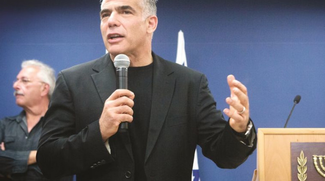 יאיר לפיד (צילום: מרים אלסטר, פלאש 90)