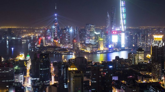 חגיגות הסילבסטר בשנגחאי (צילום: רויטרס)