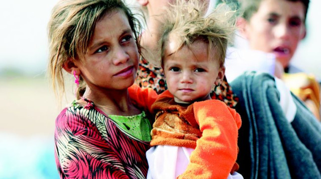 פליטים יזידים (צילום: רויטרס)