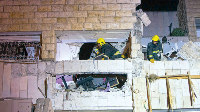 זירת האסון (צילום: פלאש 90)