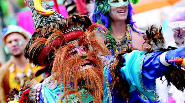 פסטיבל מארדי גרא (צילום: רויטרס)