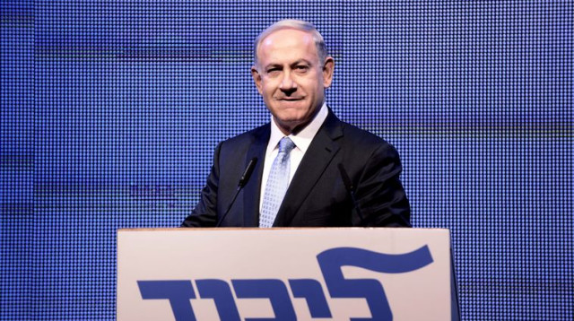 בנימין נתניהו בהשקת קמפיין הליכוד (צילום: תומר ניוברג, פלאש 90)