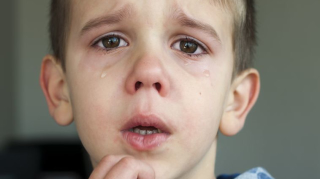 ילד בוכה: אילוסטרציה (צילום: אינגאימג)
