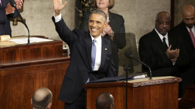 אובמה נאום מצב האומה (צילום: רויטרס)