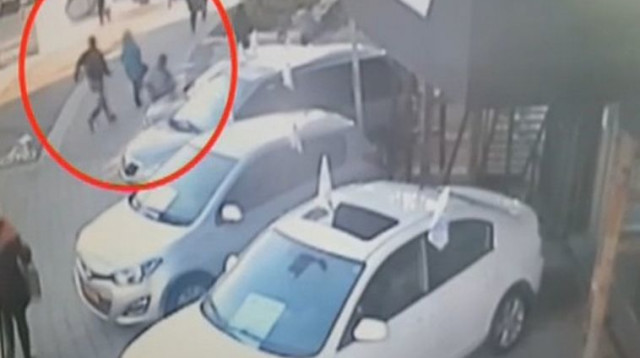 תיעוד הפיגוע בצומת מעריב  (צילום: באדיבות ערוץ 10)