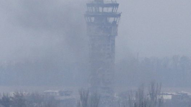 שדה התעופה דונייצק (צילום: רויטרס)