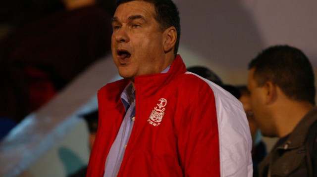 חיים רמון במשחק של הפועל ת"א (צילום: עדי אבישי)