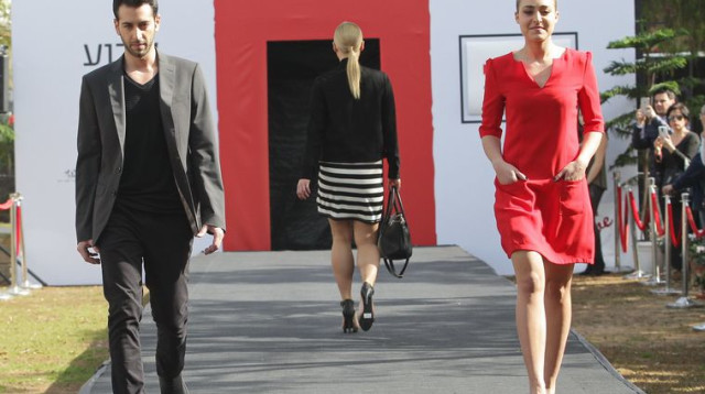 יוכי ומאירי מדגמנים (צילום: שוקה כהן)