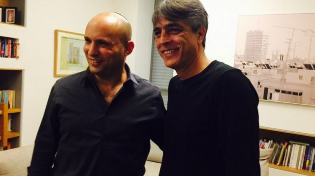 אלי אוחנה ונפתלי בנט (צילום: דוברות "הבית היהודי")