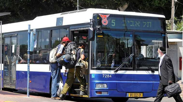 אוטובוס של דן (צילום: פלאש 90)