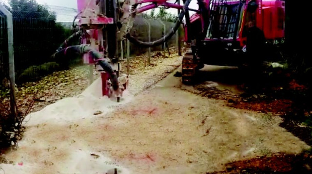 קידוחים במושב זרעית (צילום: דובר צה"ל)