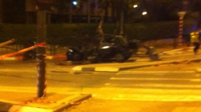 פיגוע פלילי ברחובות (צילום: דוברות המשטרה)