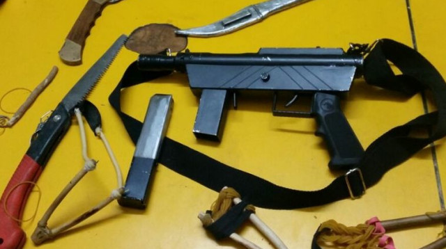 אמל"ח שנמצא צפונית לרמאללה (צילום: דובר צה"ל)