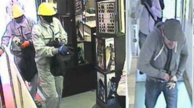 חברי כנופיית "הפנתר הוורוד" (צילום: משטרת שוויץ)