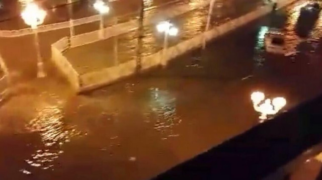 נחל הגעתון עלה על גדותיו (צילום: שי בן דויד)