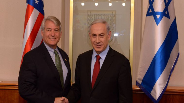 בנימין נתניהו ודניס רוס (צילום: חיים צח, לע"מ)