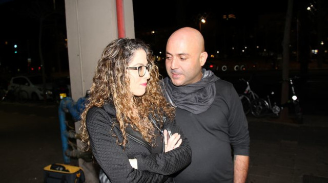 אסף אטדגי ואורלי חג'אג' (צילום: אור גפן)