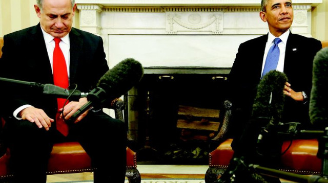 נתניהו ואובמה בבית הלבן, 2014 (צילום: רויטרס)