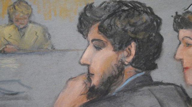 המחבל דז'וחר צרנייב (צילום: רויטרס)