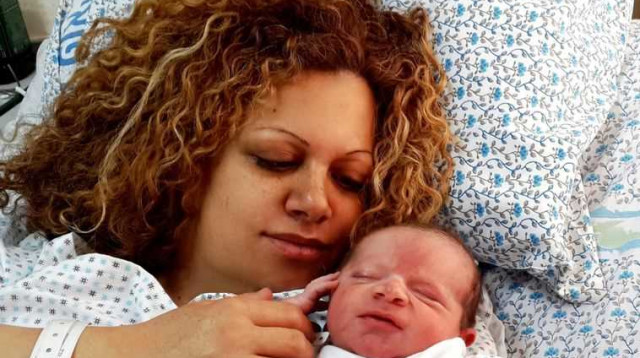 בנו של ג'דעאן אסעד ואשתו (צילום: דוברות ביה"ח זיו)