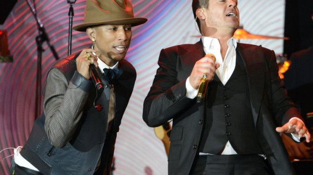 רובין ת'יק ופארל ווילימאס (צילום: רויטרס)