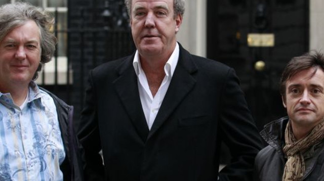 מנחי טופ גיר, ריצ'רד המונד, ג'רמי קלרקסון וג'יימס מיי (צילום: רויטרס)