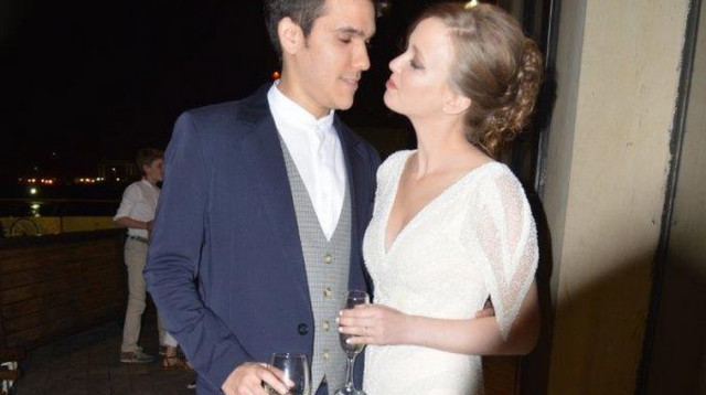 שיר אפשטיין ובעלה (צילום: צ'ינו)