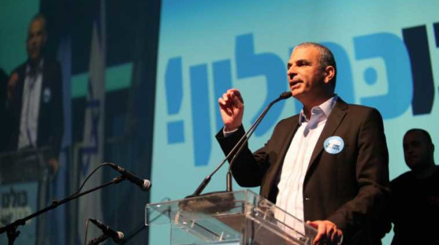 כחלון בכנס פעילים (צילום: עמית אופק)