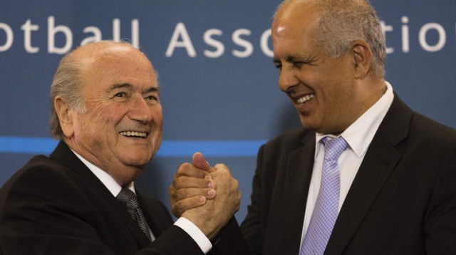 אבי לוזון וספ בלאטר  (צילום: פלאש 90)