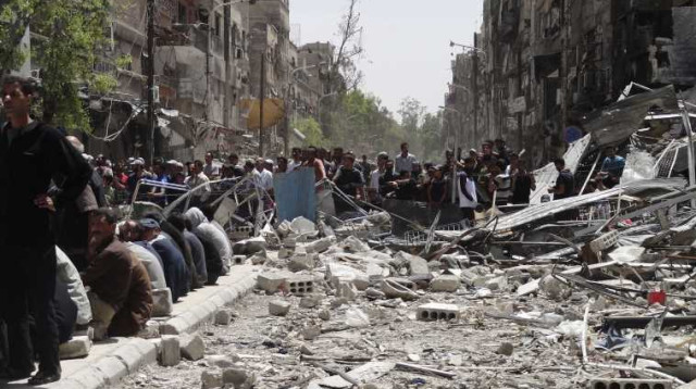 מחנה הפליטים ירמוק (צילום: רויטרס)