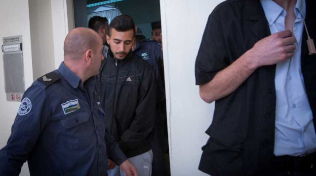 ניב אסרף משתחרר ממעצר (צילום: מרים אלסטר, פלאש 90)