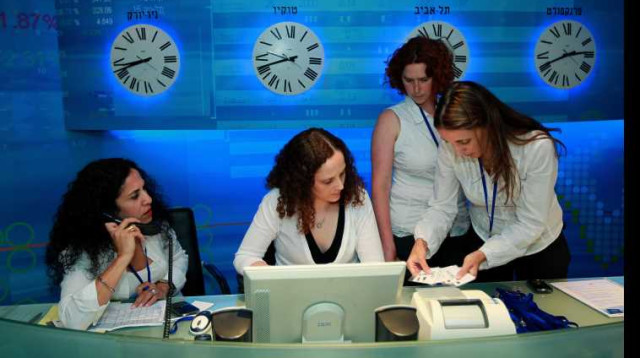 בורסת תל אביב (צילום: פלאש 90)