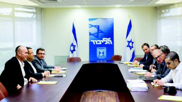 משא ומתן קואליציוני (צילום: יונתן זינדל, פלאש 90)