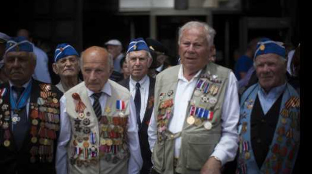 וטרנים יהודים של מלחמת העולם ה-2 (צילום: יונתן זינדל, פלאש 90)