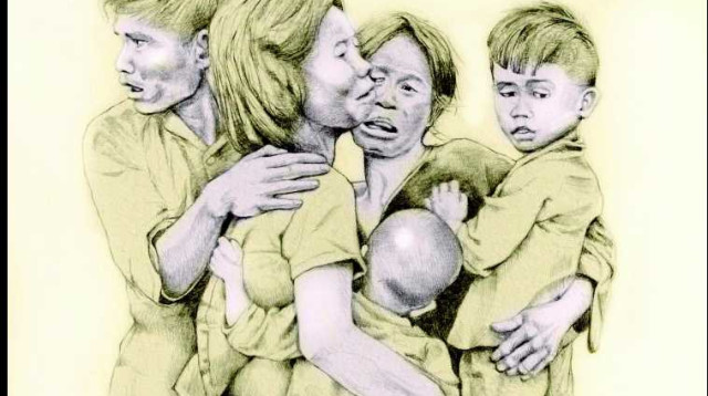 מראות הטבח במיי-לאי (צילום: נעמי ליס-מיברג)