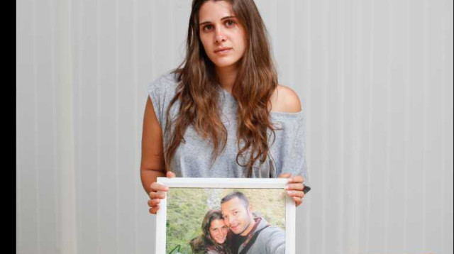 צליל עורי, ארוסתו של סרן דמיטרי לויטס ז"ל (צילום: רענן כהן)