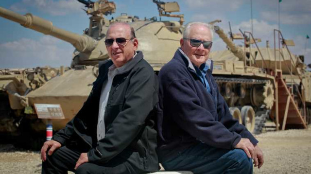 יום טוב תמיר וג'קי אבן בלטרון (צילום: רענן כהן)