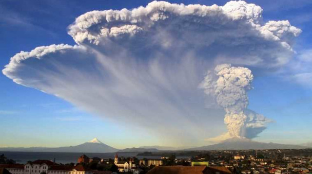 הר הגעש קלבוקו בצי'לה (צילום: רויטרס)