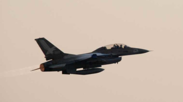 מטוס F-16 של חיל האוויר (צילום: צחי בן עמי, פלאש 90)