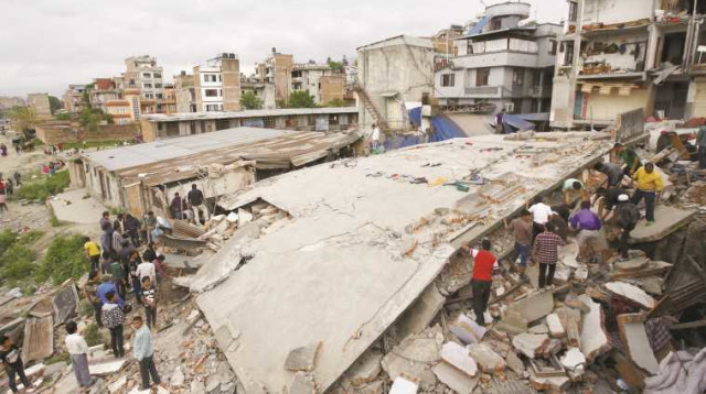 נפאל, אחרי רעש האדמה (צילום: רויטרס)