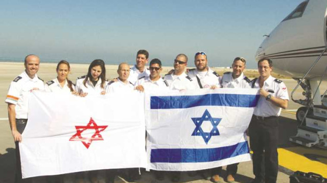 משלחת מד"א לנפאל (צילום: דוברות מד"א)