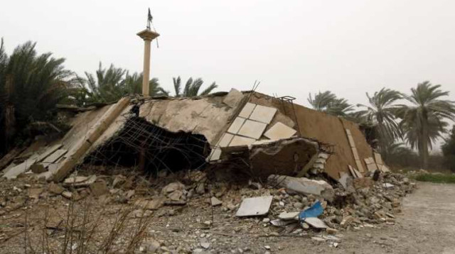 הריסת מסגד, ארכיון (צילום: רויטרס)